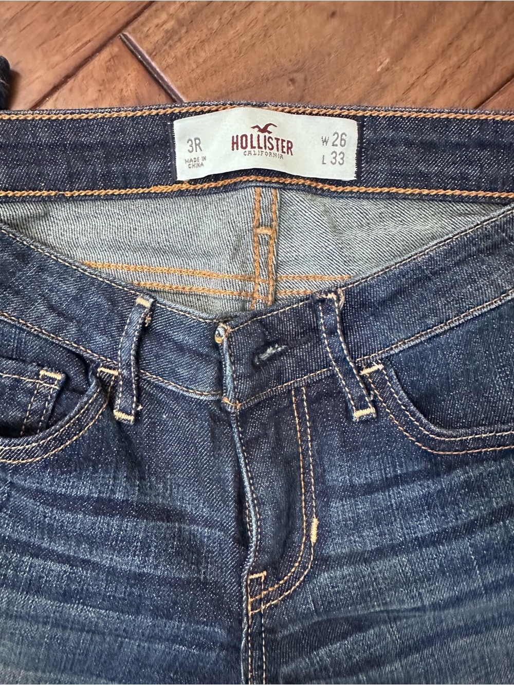 Hollister Women’s Medium Blue Slim Straight Bootcut Jeans